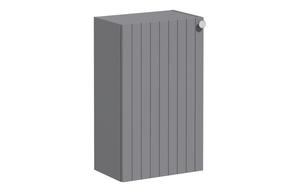 VitrA Root Groove 40cm 1 Door Slim Lower/Base Unit (LH Hinge) - Matt Grey